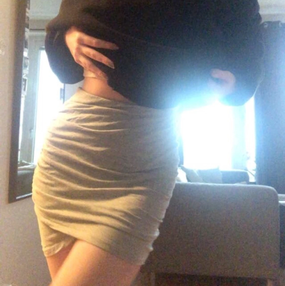 Grå kjol storlek xs - 91