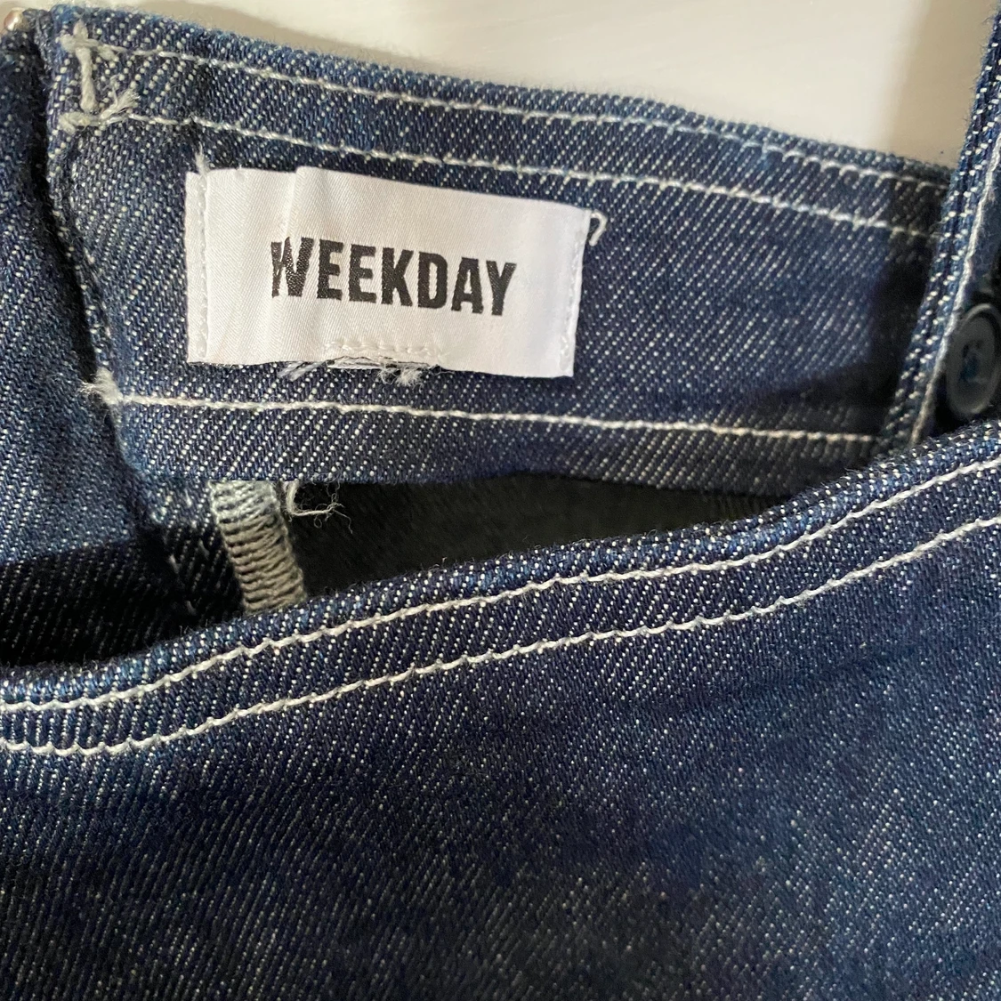 Byxdress i denim från weekday - 91
