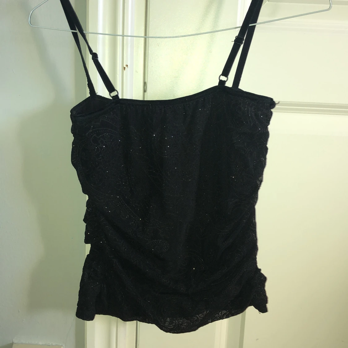 Svart party top - 90