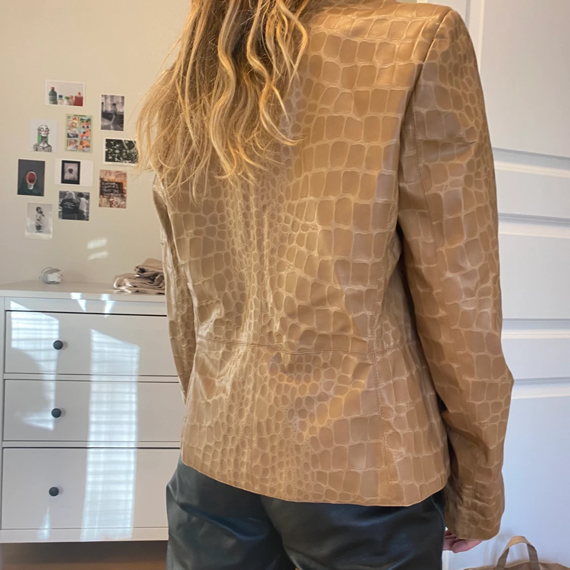 VINTAGE snake print jacket - 90