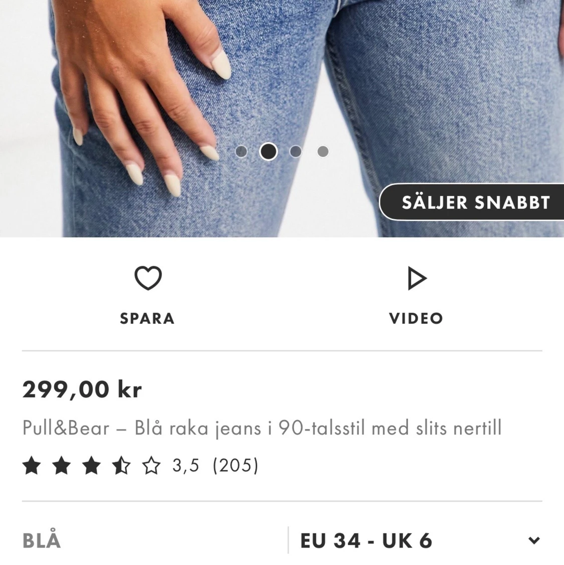 Pull&bear jeans med slits - 91