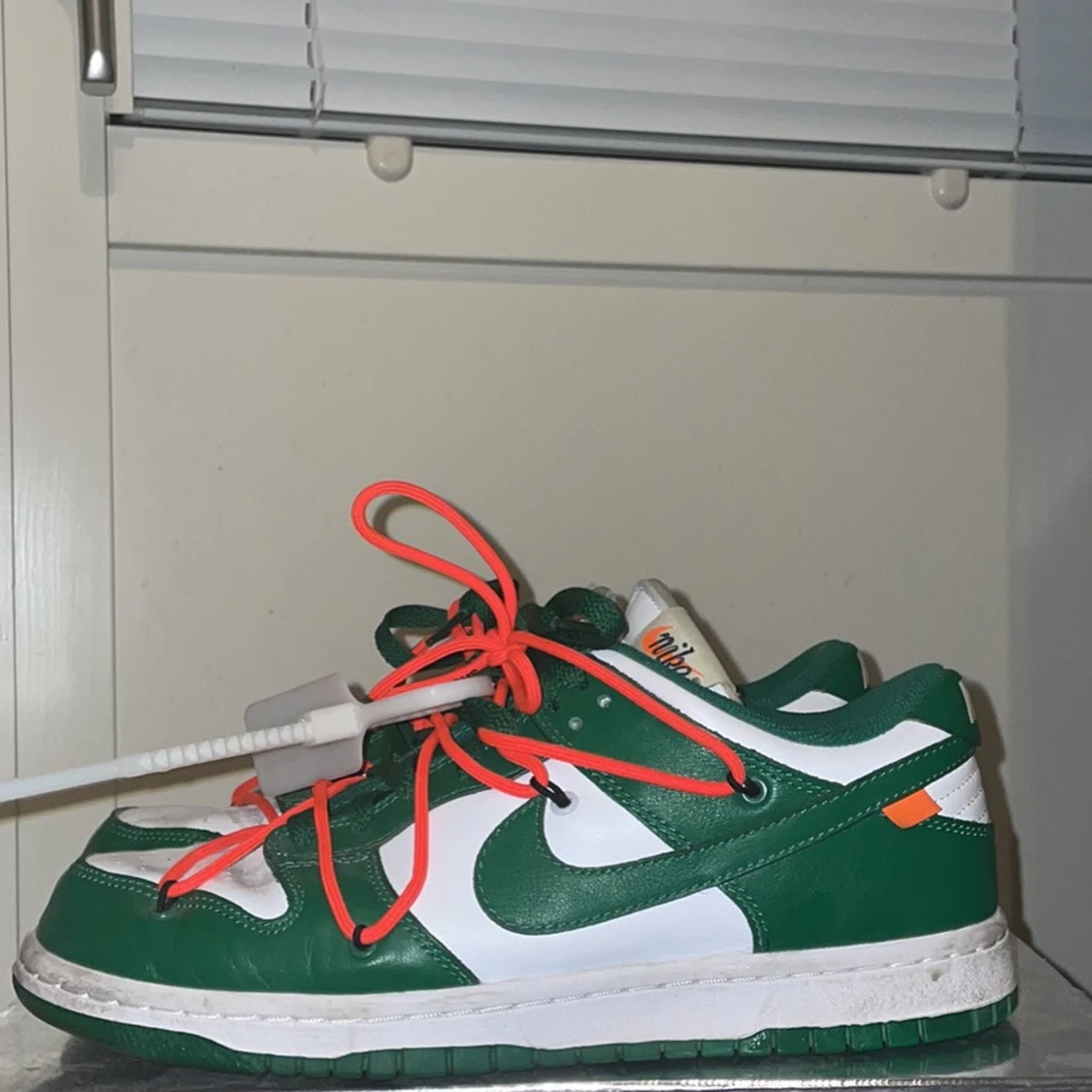 Off-White x Nike Dunk Low Pine Green