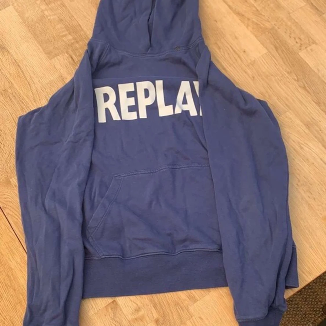 Blå Replay hoodie