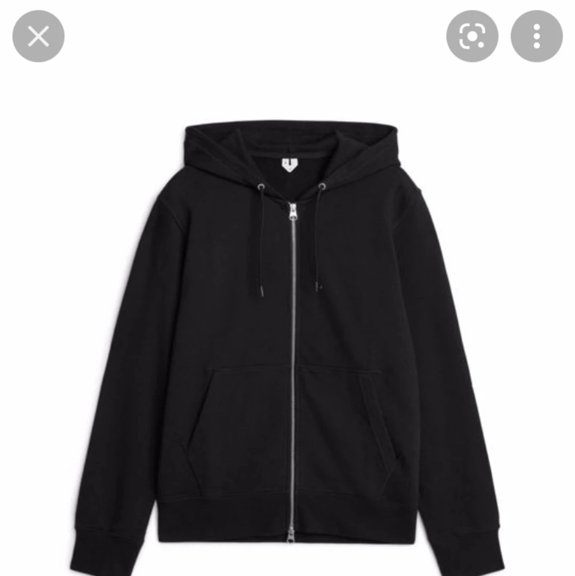 Arket zip hoddie 