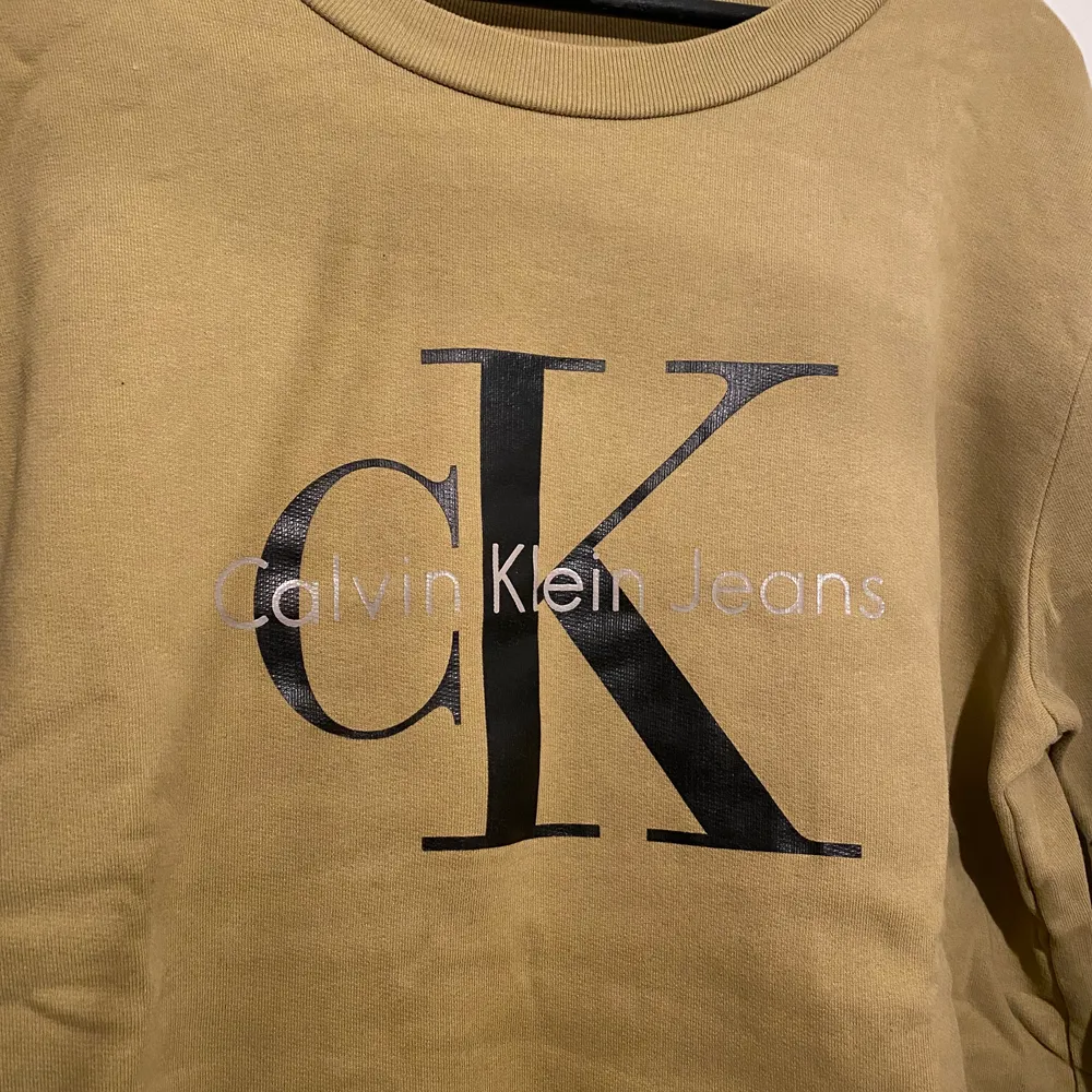 Calvin Klein Jeans sweatshirt. Använd fåtal gånger, i fint skick. Strl M. Ordpris ca 900kr. Köparen står för frakten! . Tröjor & Koftor.