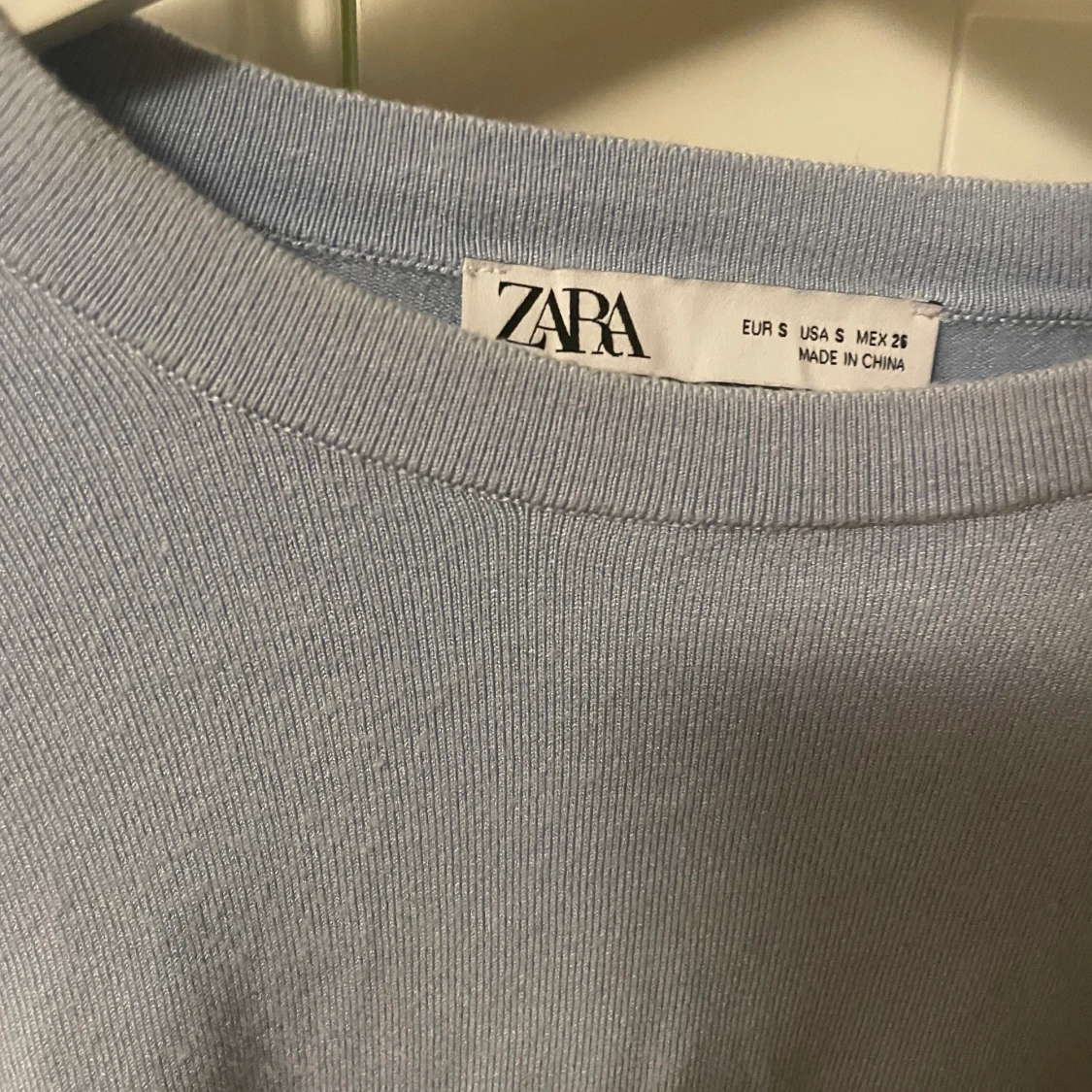 Ljusblå Zara tröja