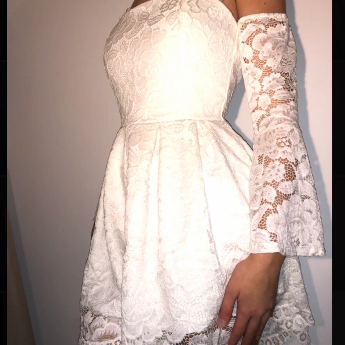 Vit kläning/jumpsuit  - 91