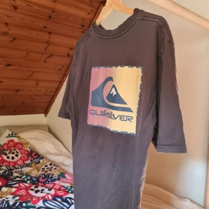 Quicksilver tshirt - Tshirt med stort tryck på ryggen!