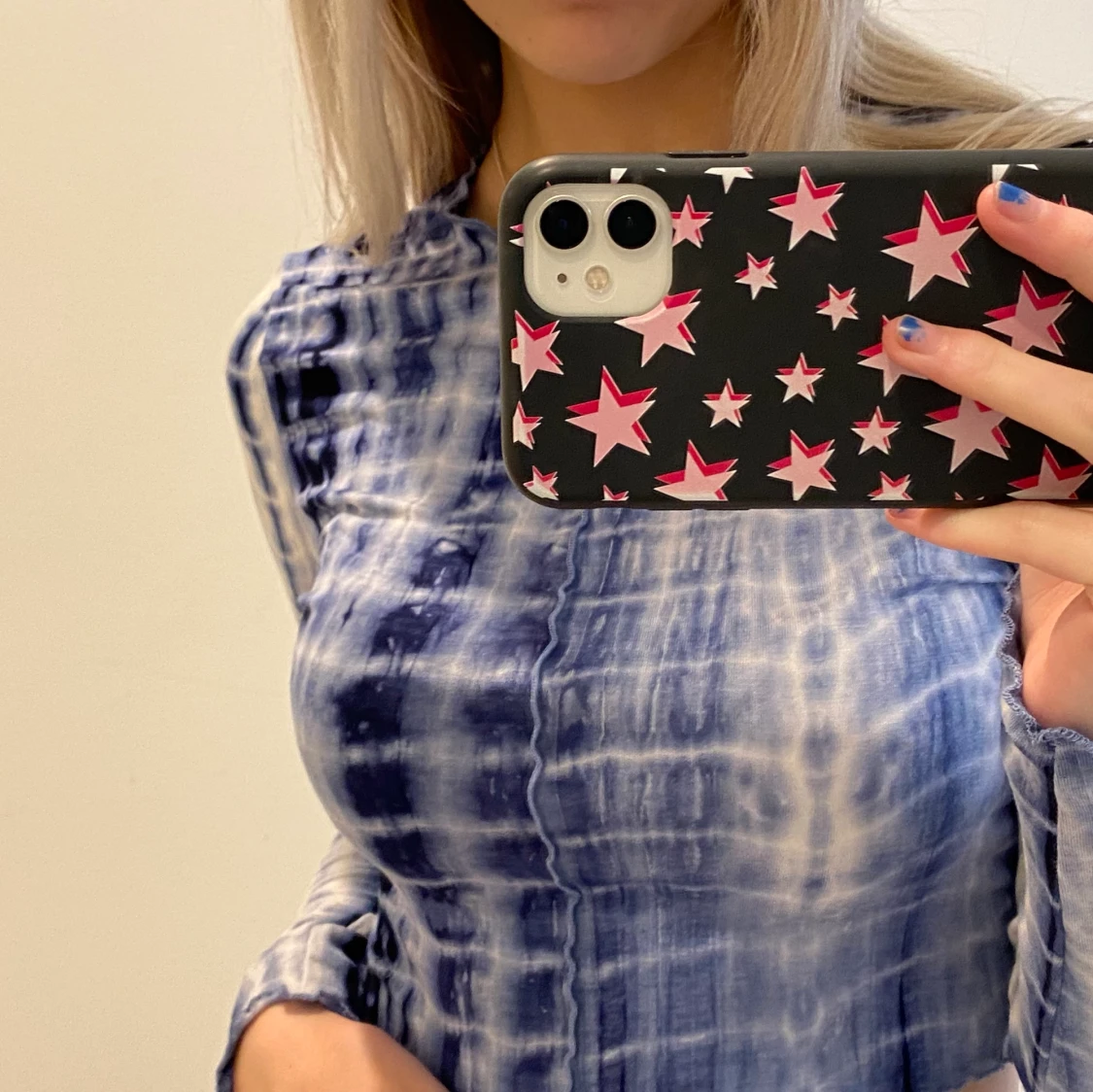 Blå shein tröja - 90