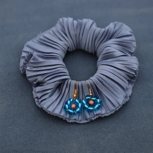 Blomörhängen!  - Fina blå blommörhängen🤩 