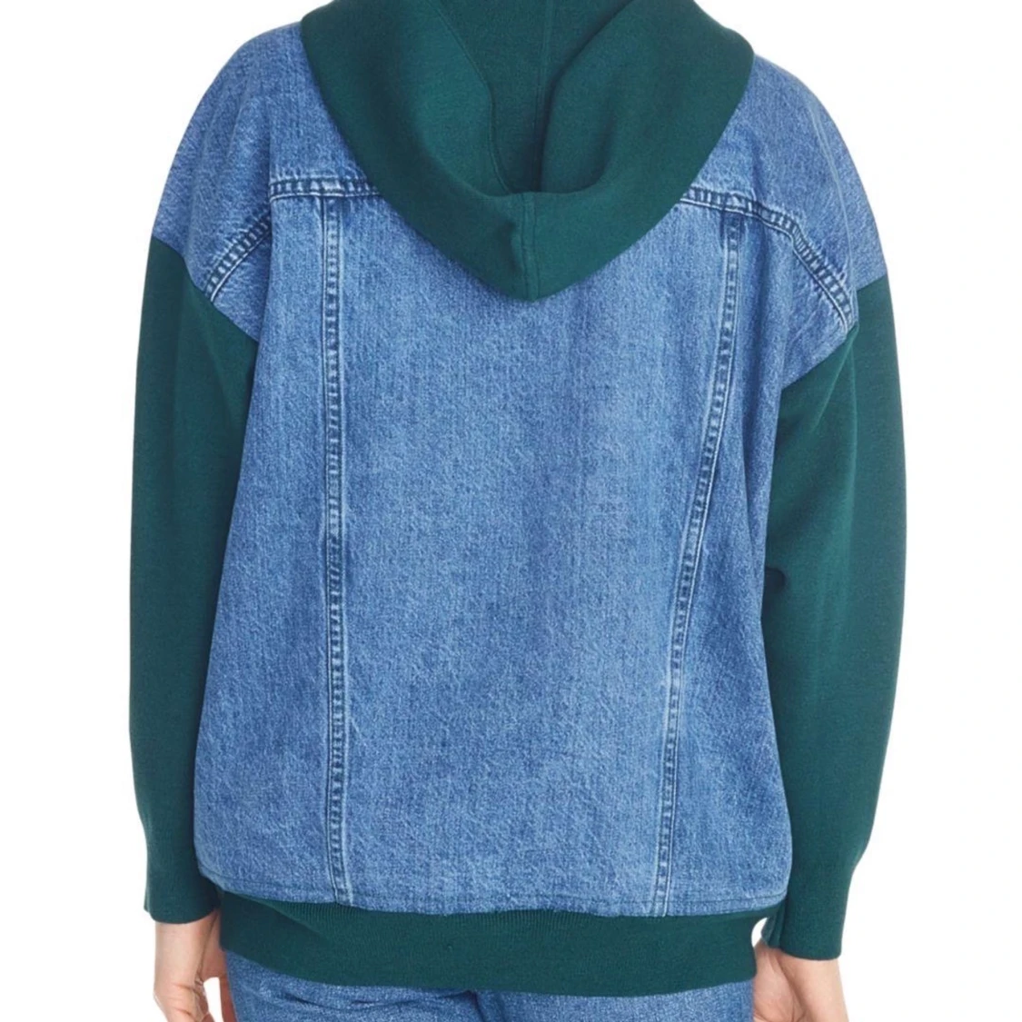 Sandro Paris jacka/Hoodie med jeanstyg  - 90