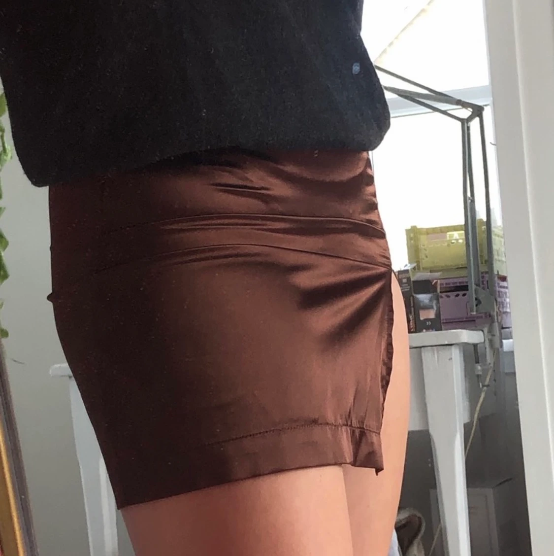 Na-kd satin nederdel - 90