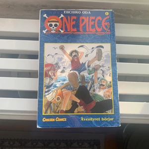 One piece vol 1 manga  - ONE PIECE VOLYM 1. Begagnat skick :) svensk text 