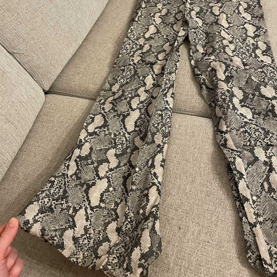 Byxor med vida ben - 90