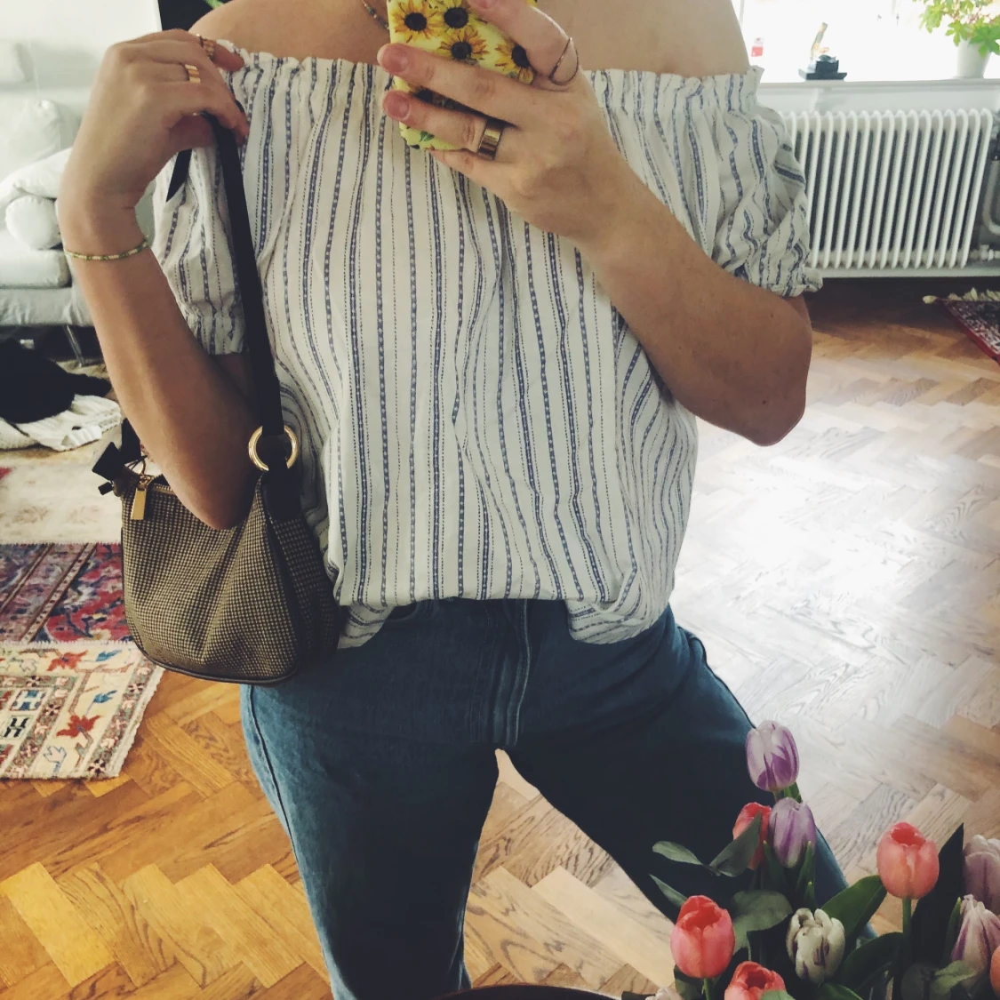 Sommartröja med fint mönster