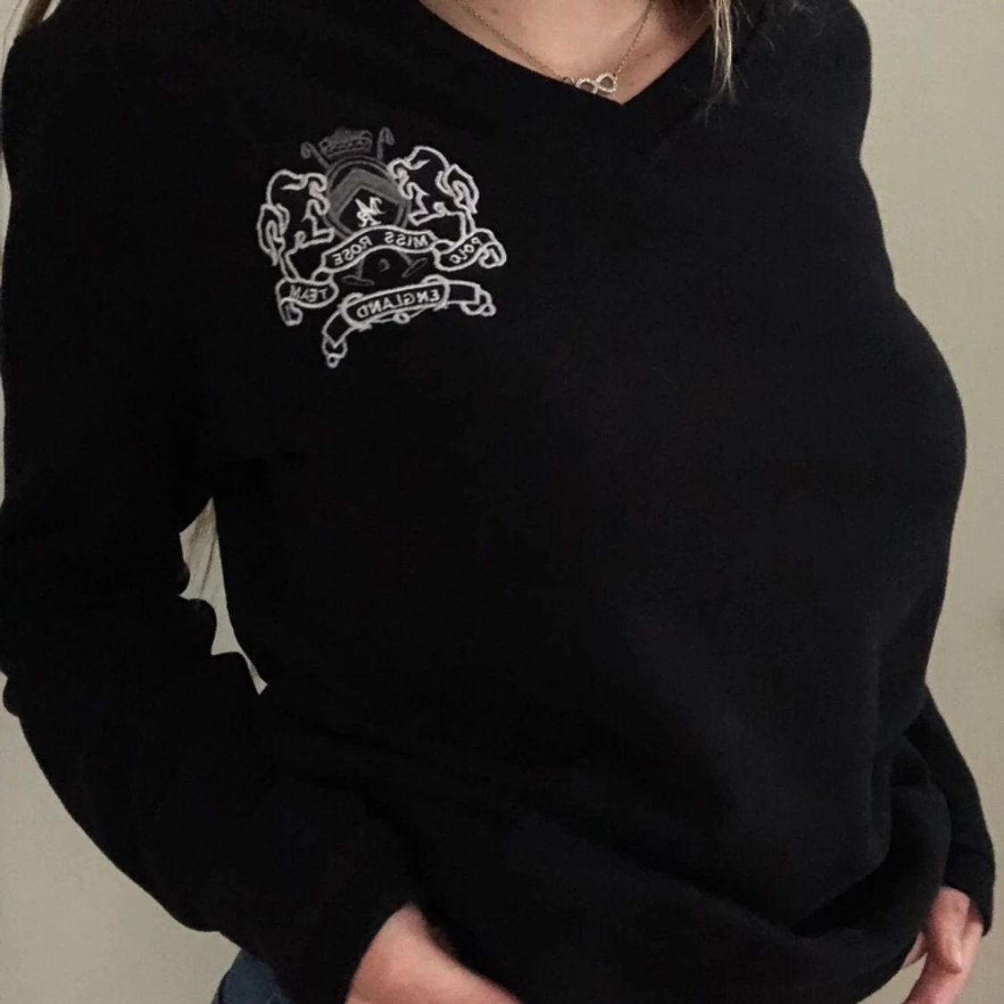 Polo Miss rose team england sweatshirt🖤 - 91