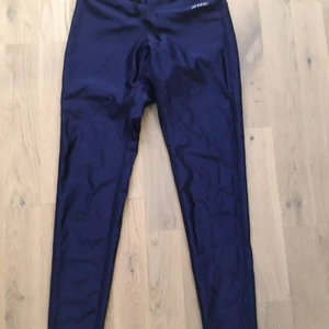 Tränings tights från soc  - Glansiga blåa tights 