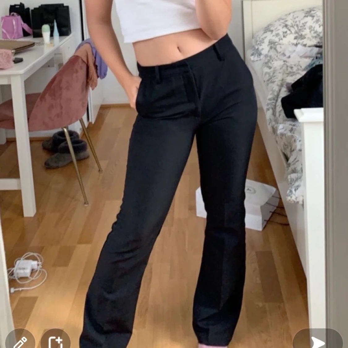Sjukt snygga kostymbyxor i storlek 36-38