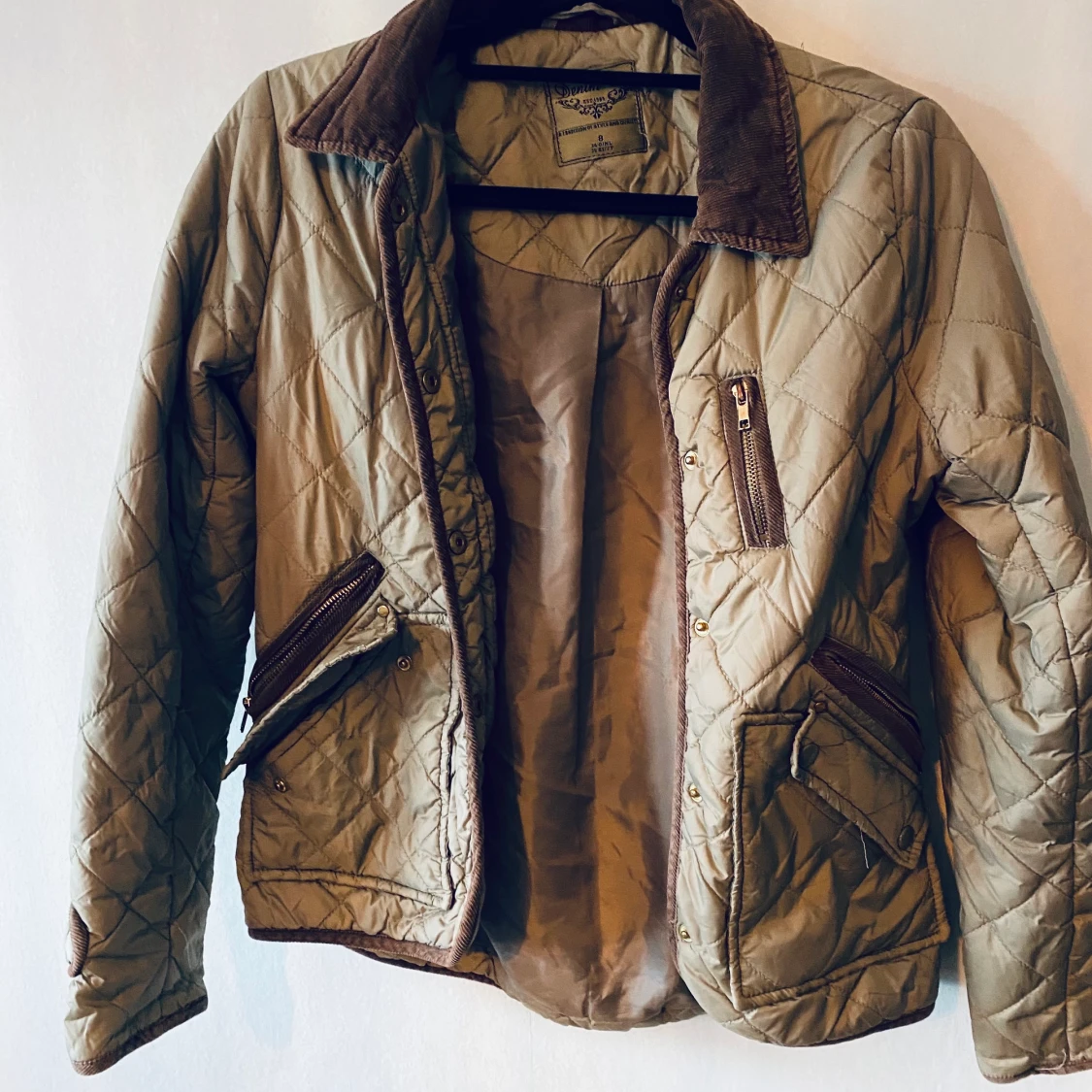 Quilted vårjacka strl S