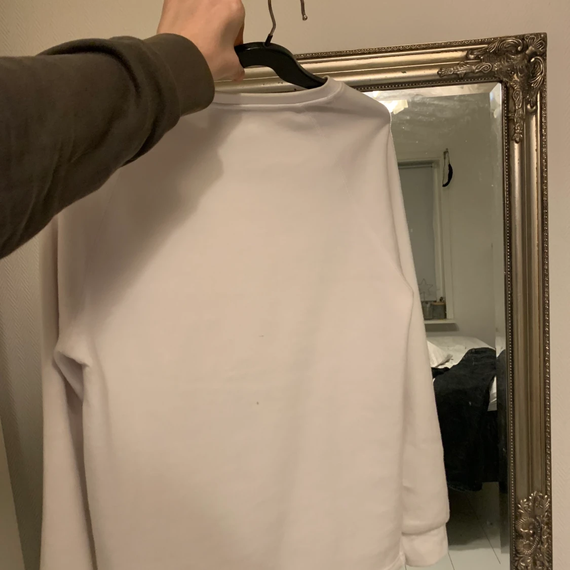 Vit varmt tröja  - 90