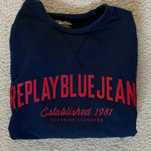 Replay blue sweatshirt - Fin sweatshirt från replay, inte mycket använd!