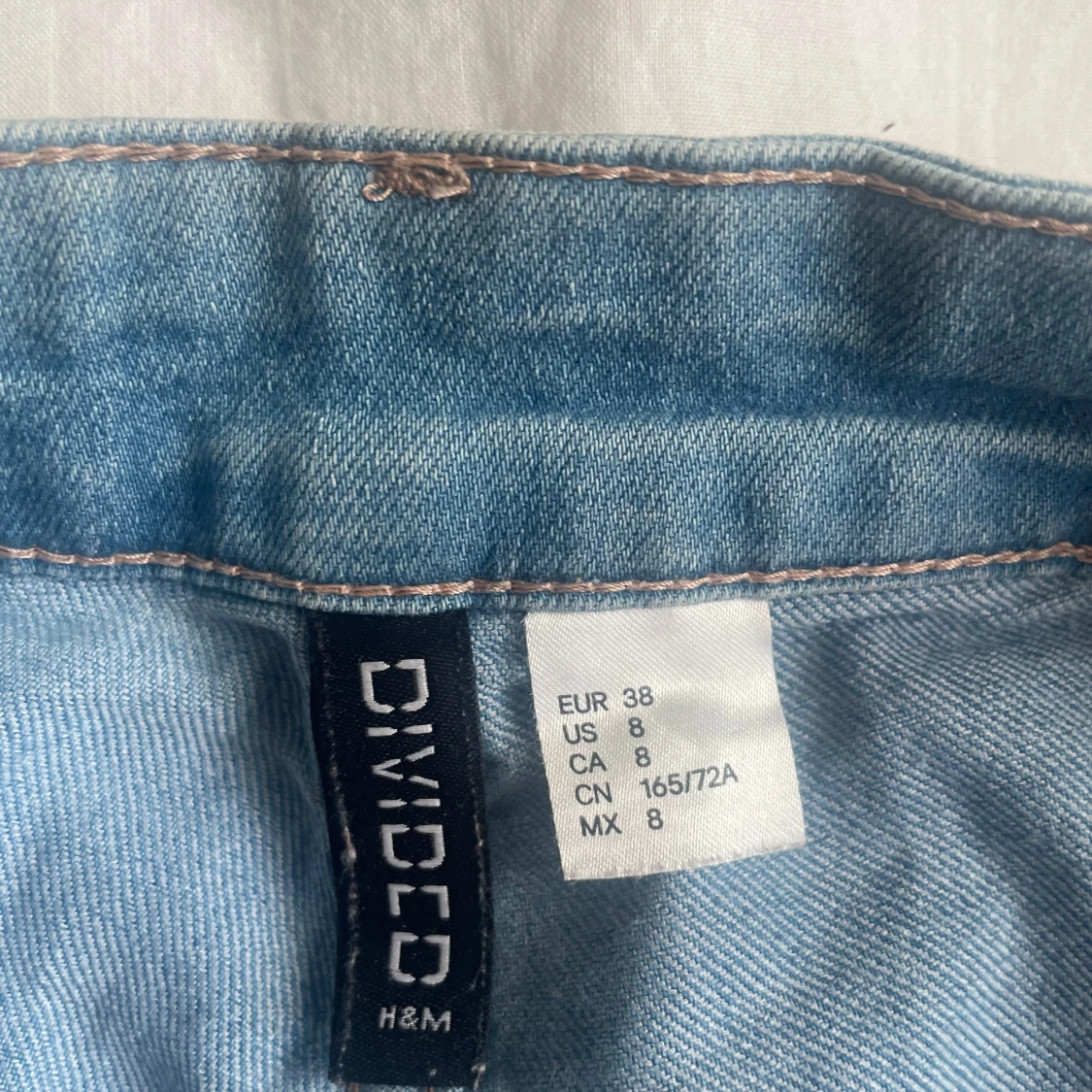 Blåa jeans shorts  - 90