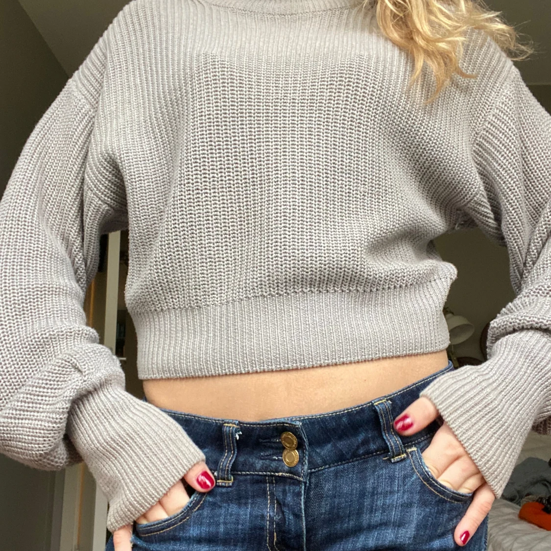 Stickad tröja  - 90