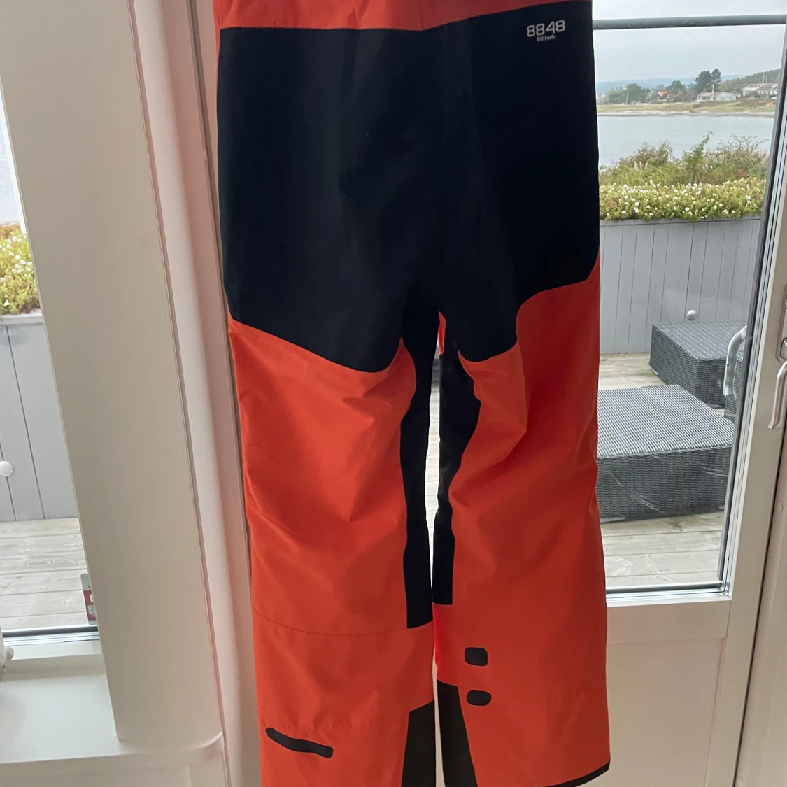 8848 Skidjacka Mörkblå Orange Beige (Matchande byxor på köpet) - 92