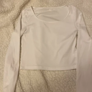 Vit långärmad tröja - Har inte använt denna tröjan så är nästan hel ny.