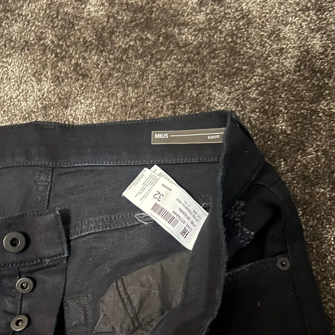 Svarta slim fit jeans från Dondup - 92