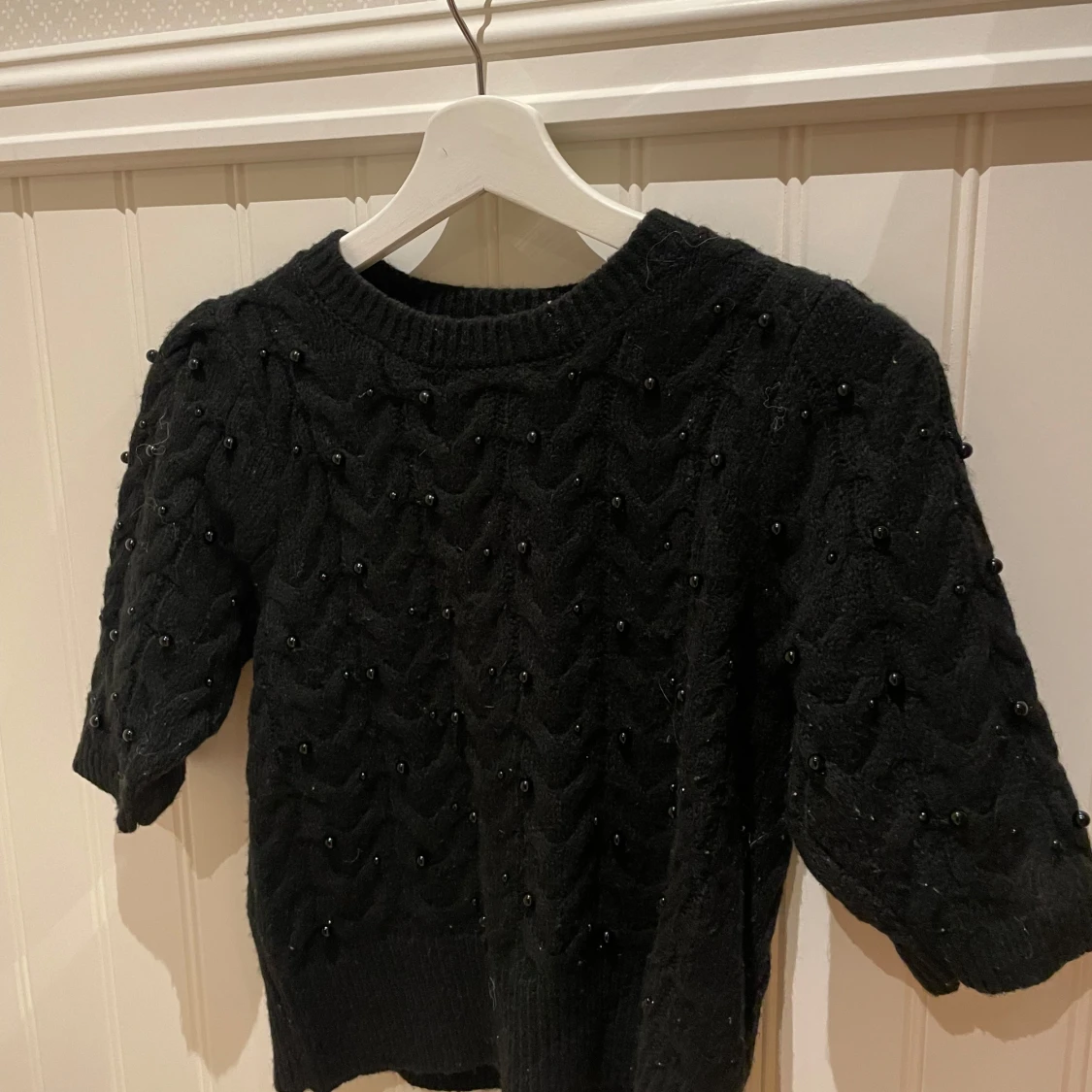 Svart stickad tröja från Zara