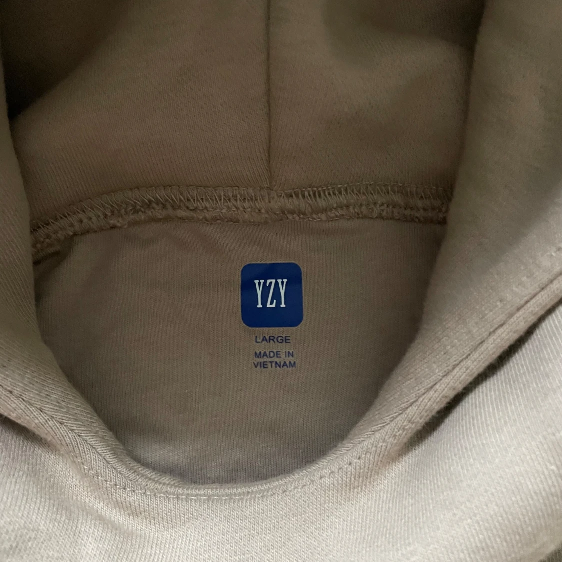 Beige hoodie från YZY x GAP - 2
