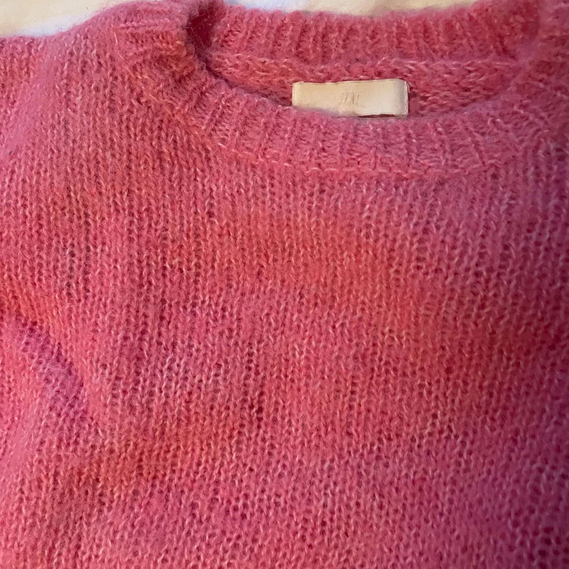 Rosa stickad tröja - 4