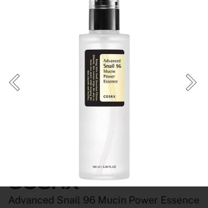 Snigelslem COSRX snail mucin power essence  - Använd fåtal gånger men passade inte min hud! Inprincip hela kvar! 