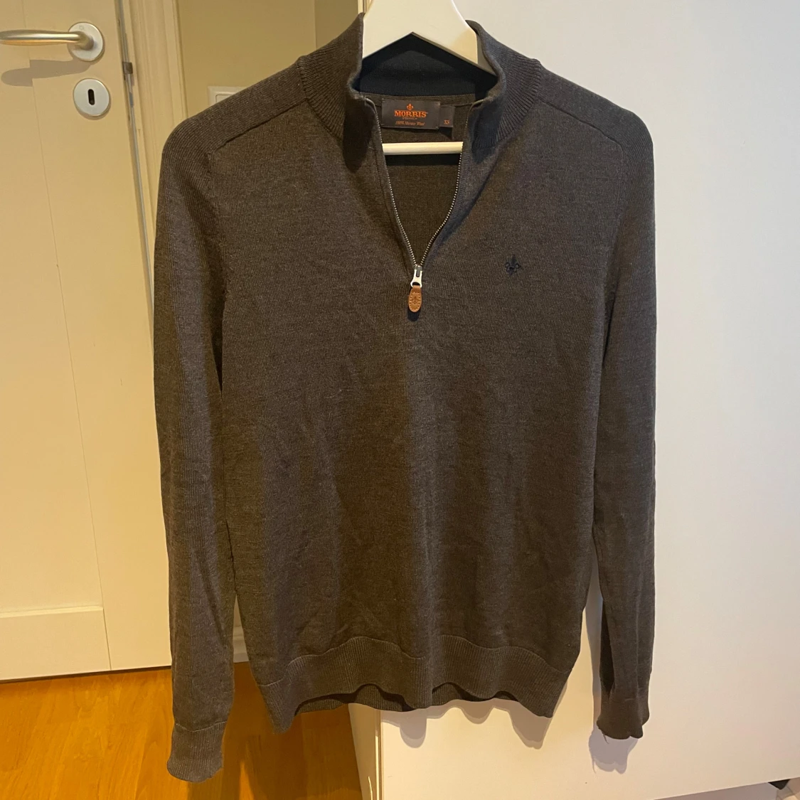 Morris Half Zip 100% merino