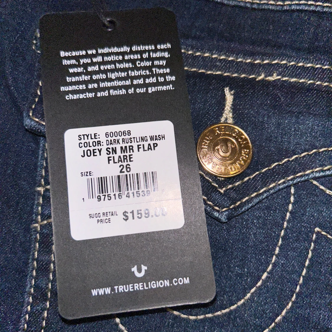 True Religion Bootcut Jeans - 92