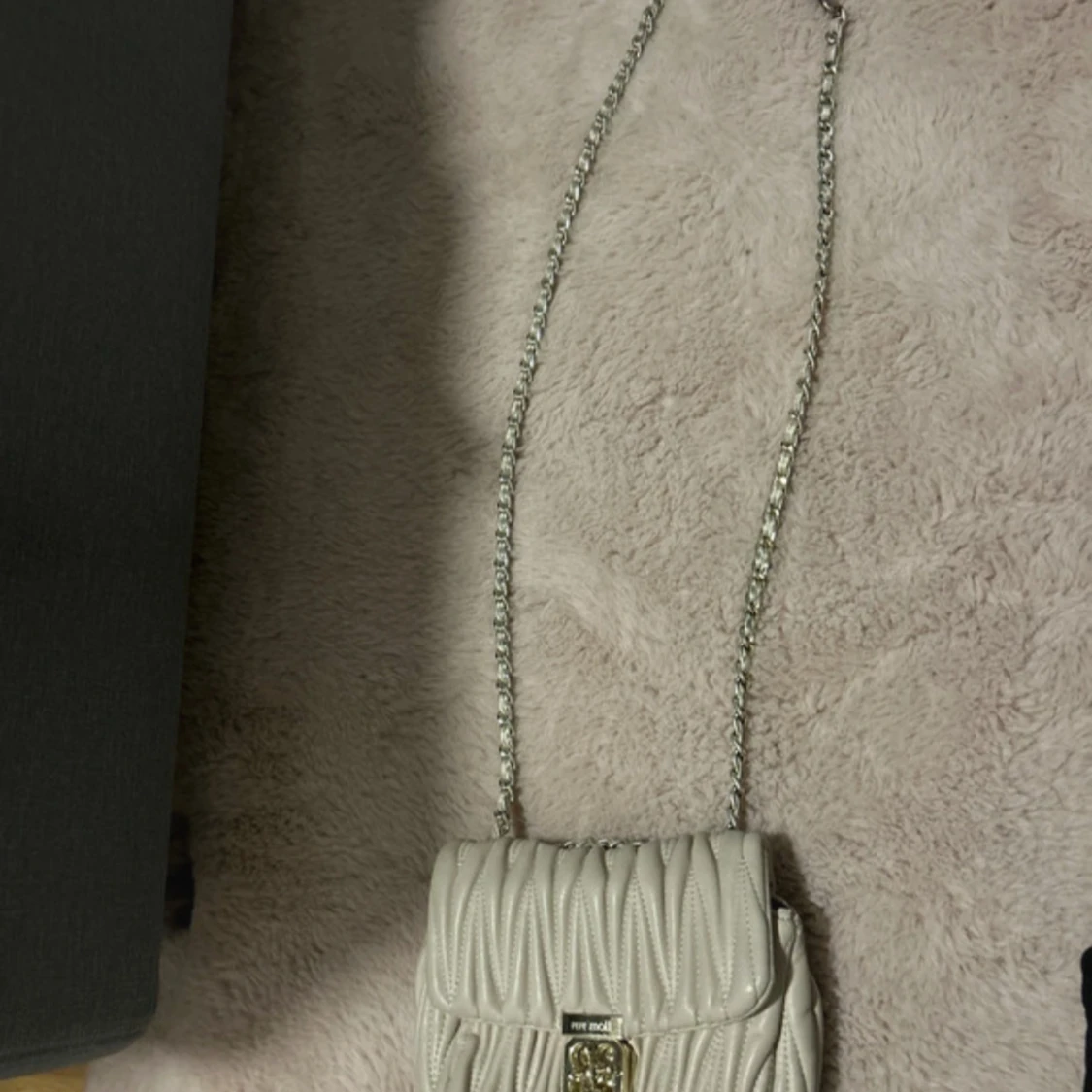 Vit quiltad axelväska från Pepe Moll