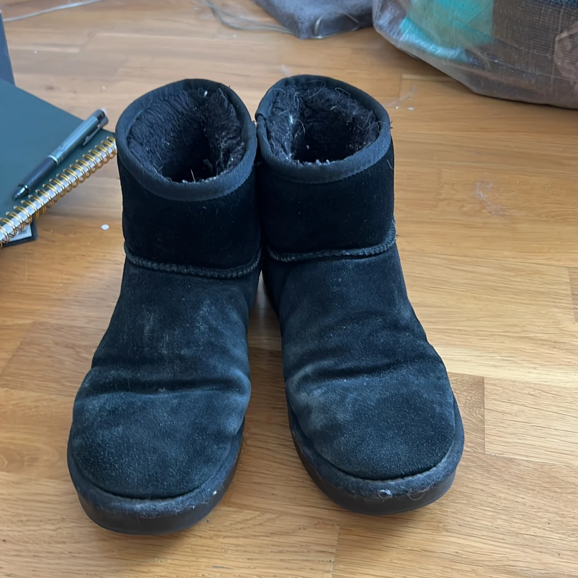 Svarta boots i mocka - 90