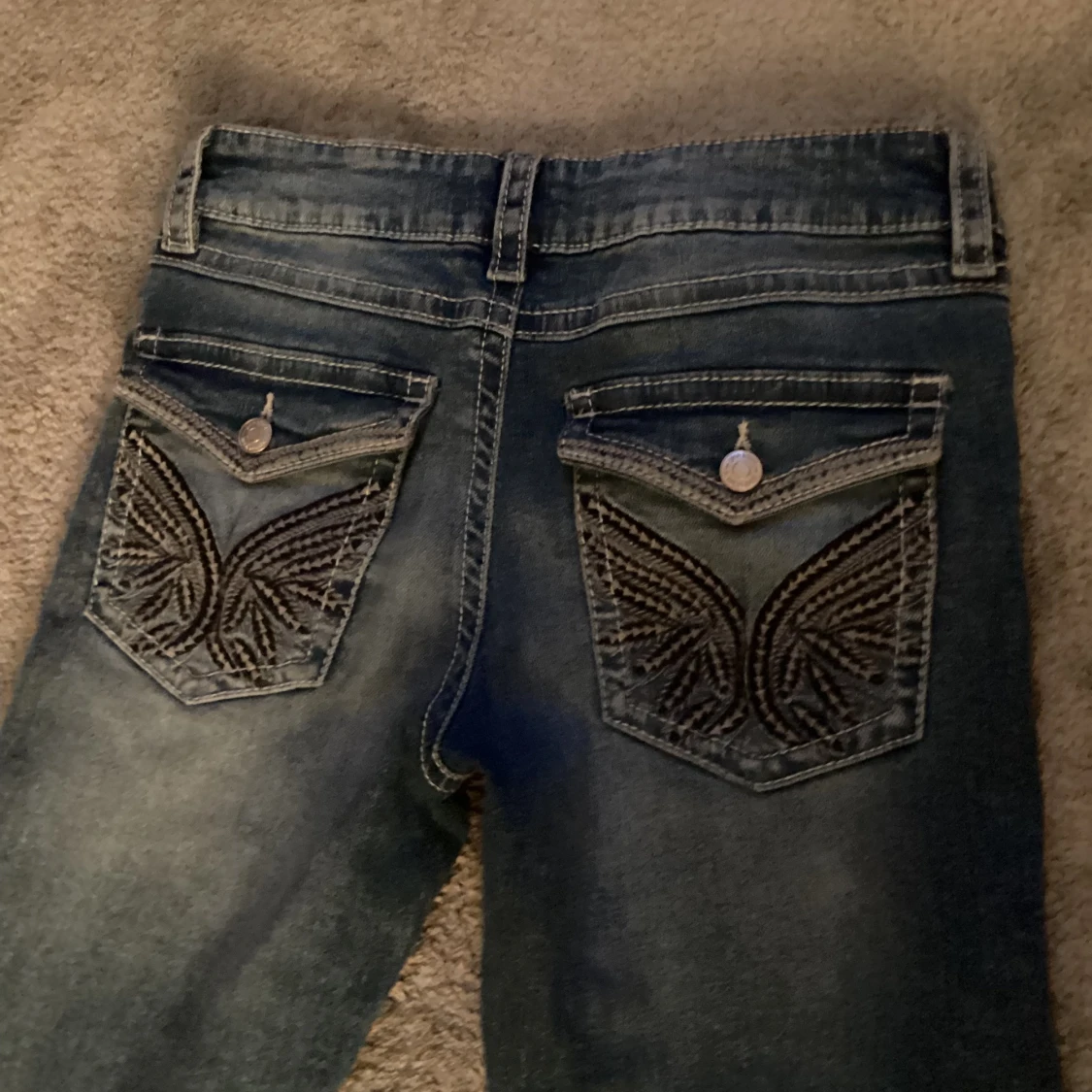 Skitsnygga boutcut jeans 