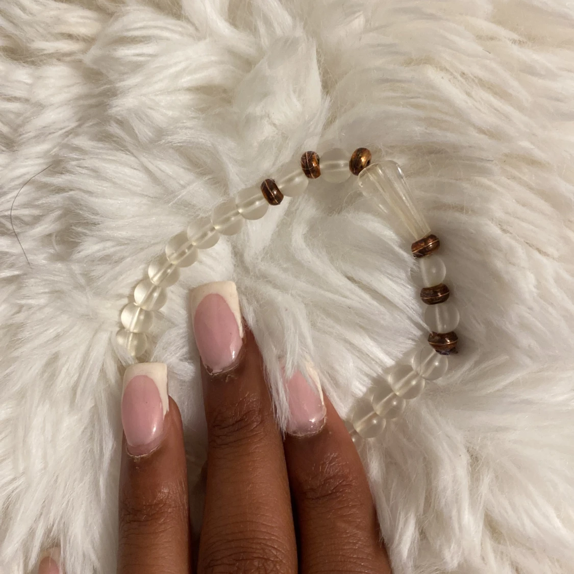 Vit utomlands armband från Italien