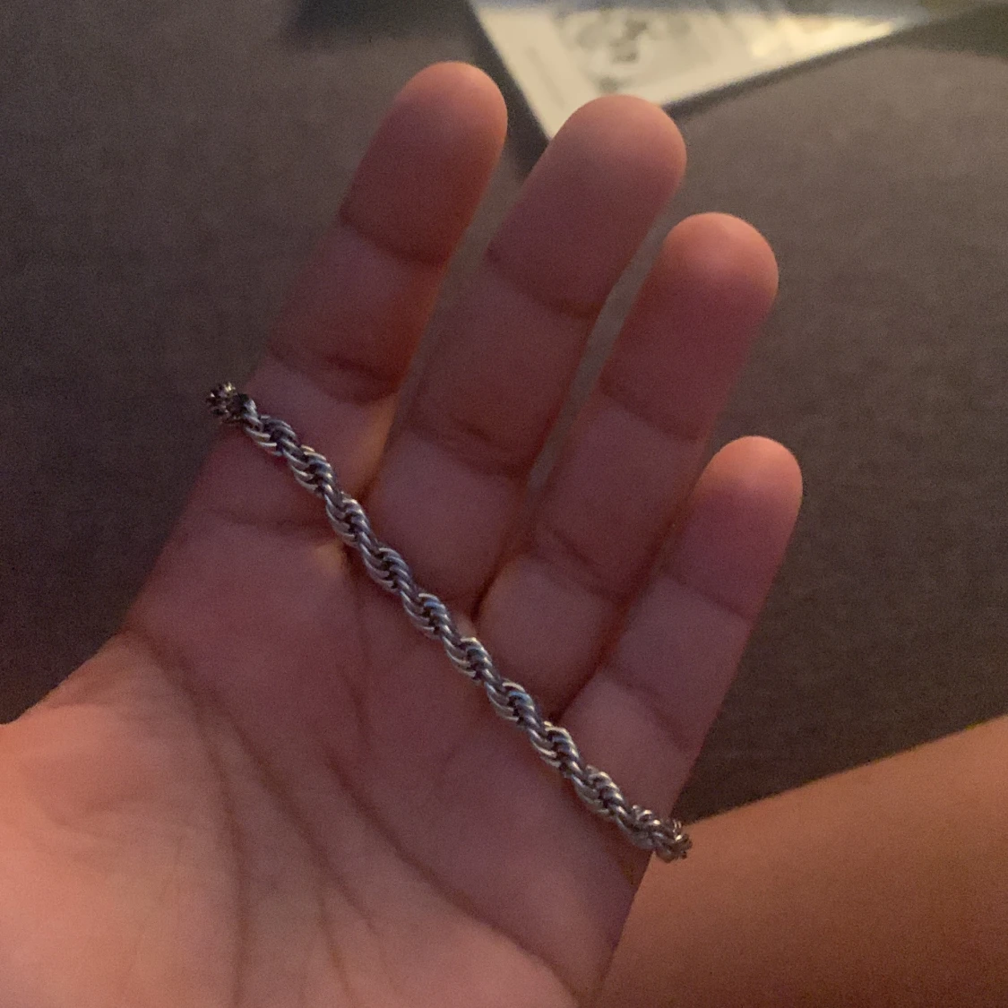 Säljer min Silver arm band  - 90