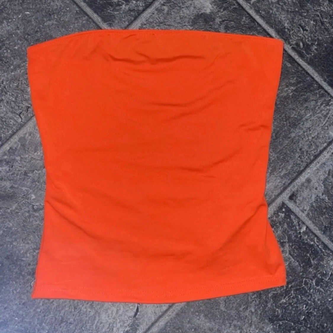 Orange tubtopp - 90