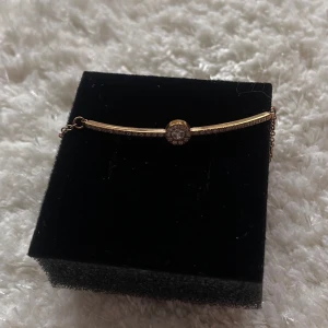 Armband med strass Edblad - jättefint armband med strass och större sten i mitten, från Edblad, en liten knut på kedjan som jag inte försökt få ut! 