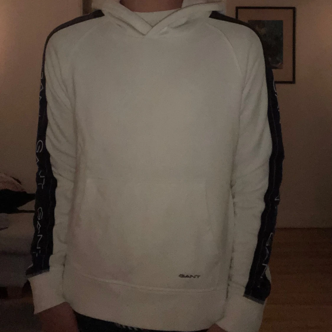 Vit hoodie från Gant - 1