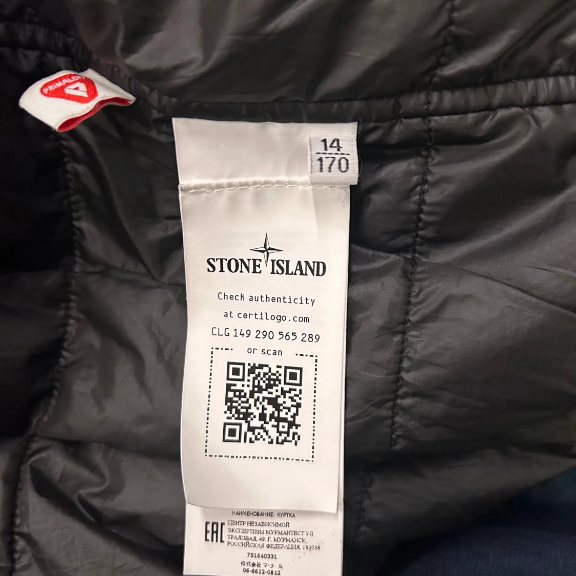 Svart jacka från Stone Island - 93