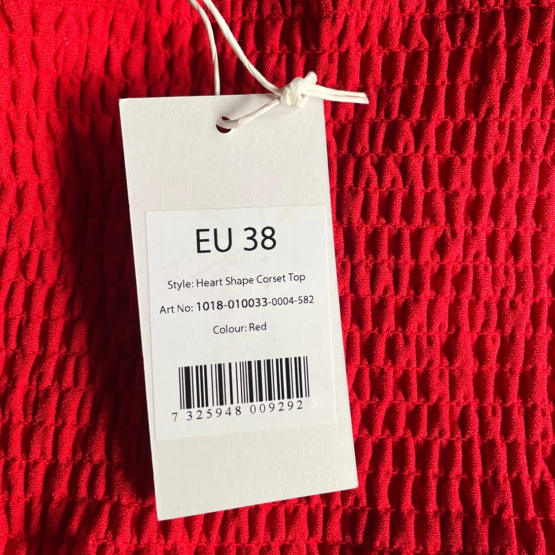 Röd fest topp  - 92