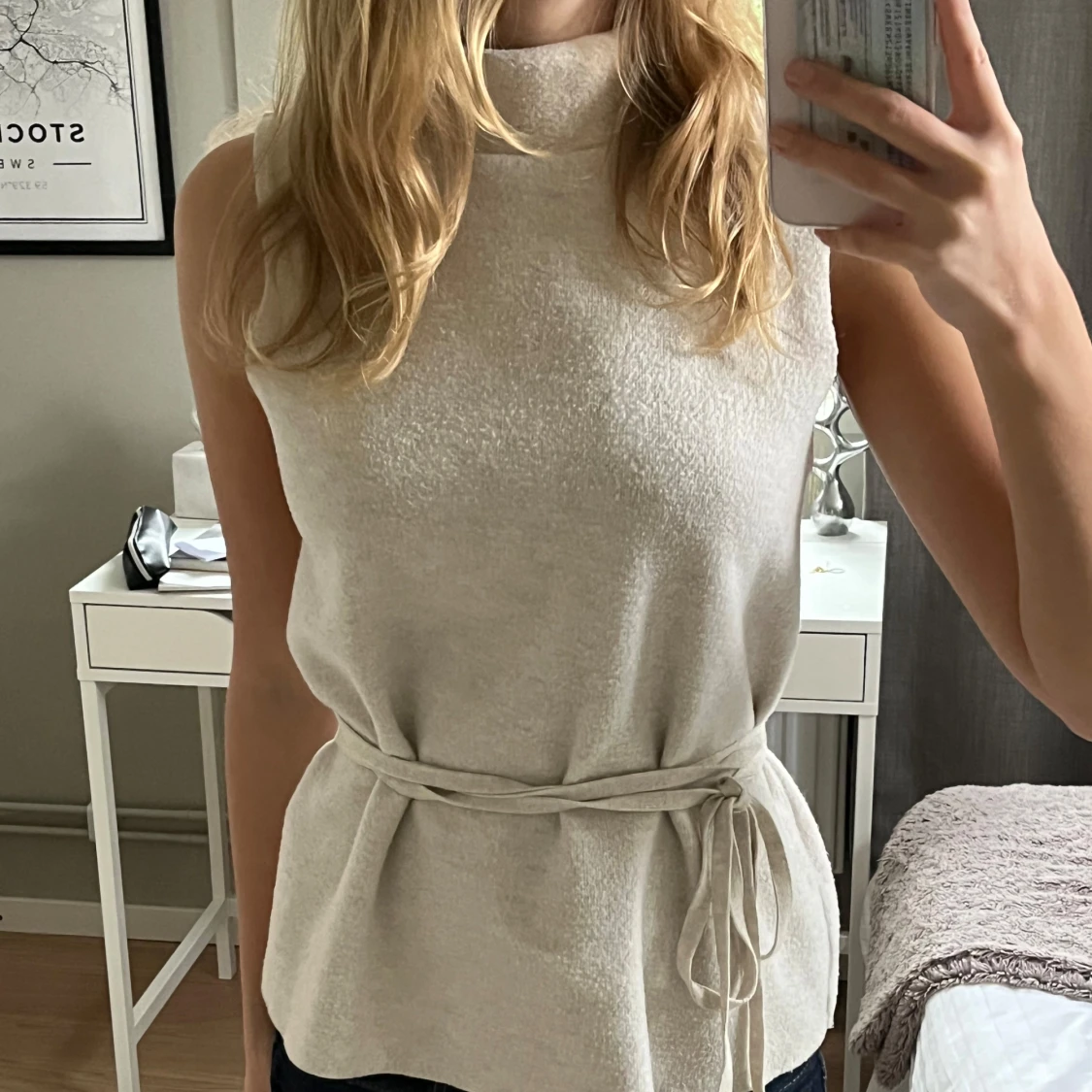 Turtleneck utan ärmar från Zara - 90