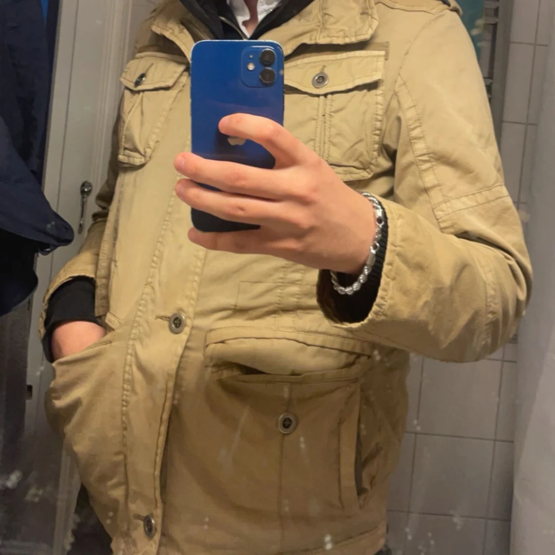 Beige fieldjacket