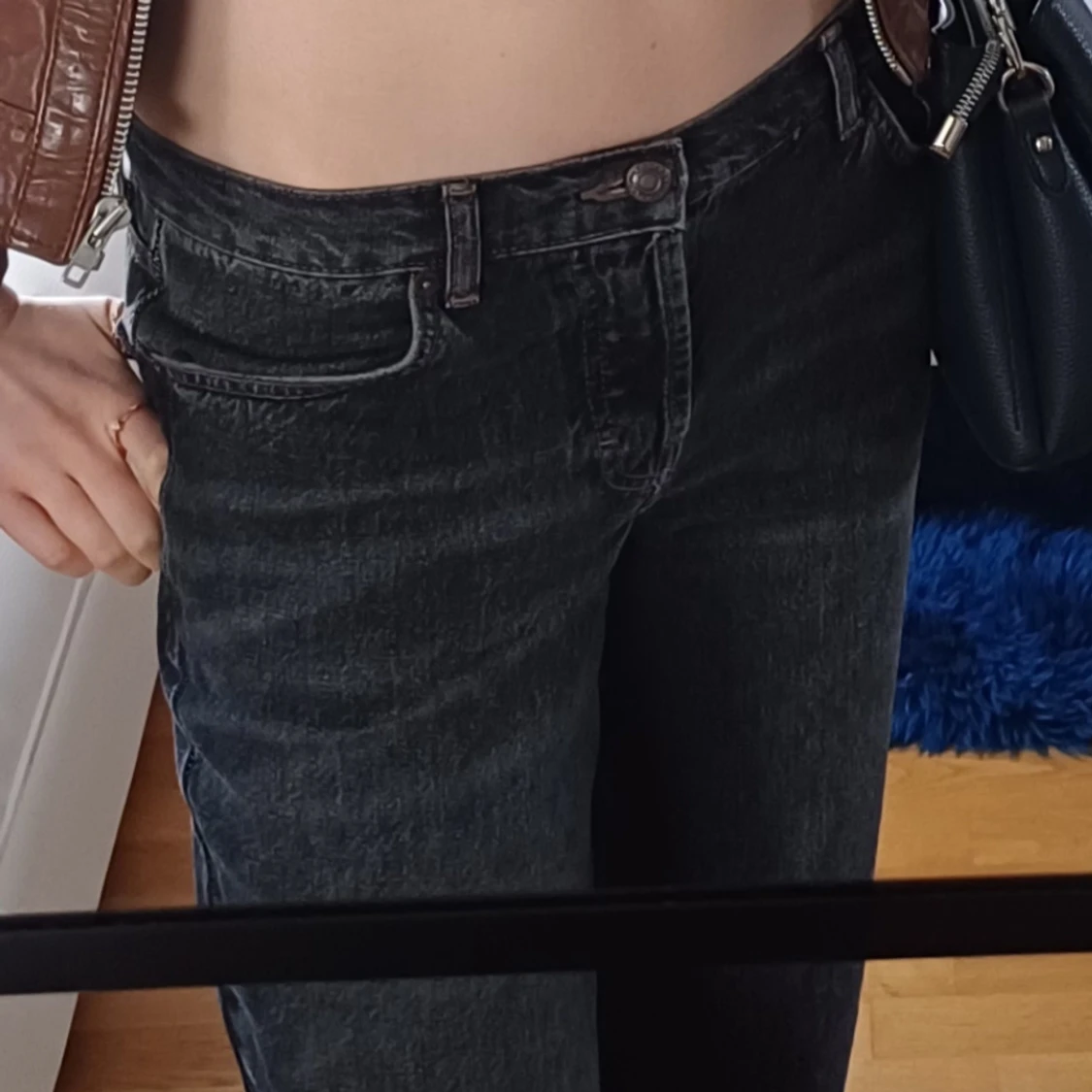 Svarta lowwaist jeans😍 - 91