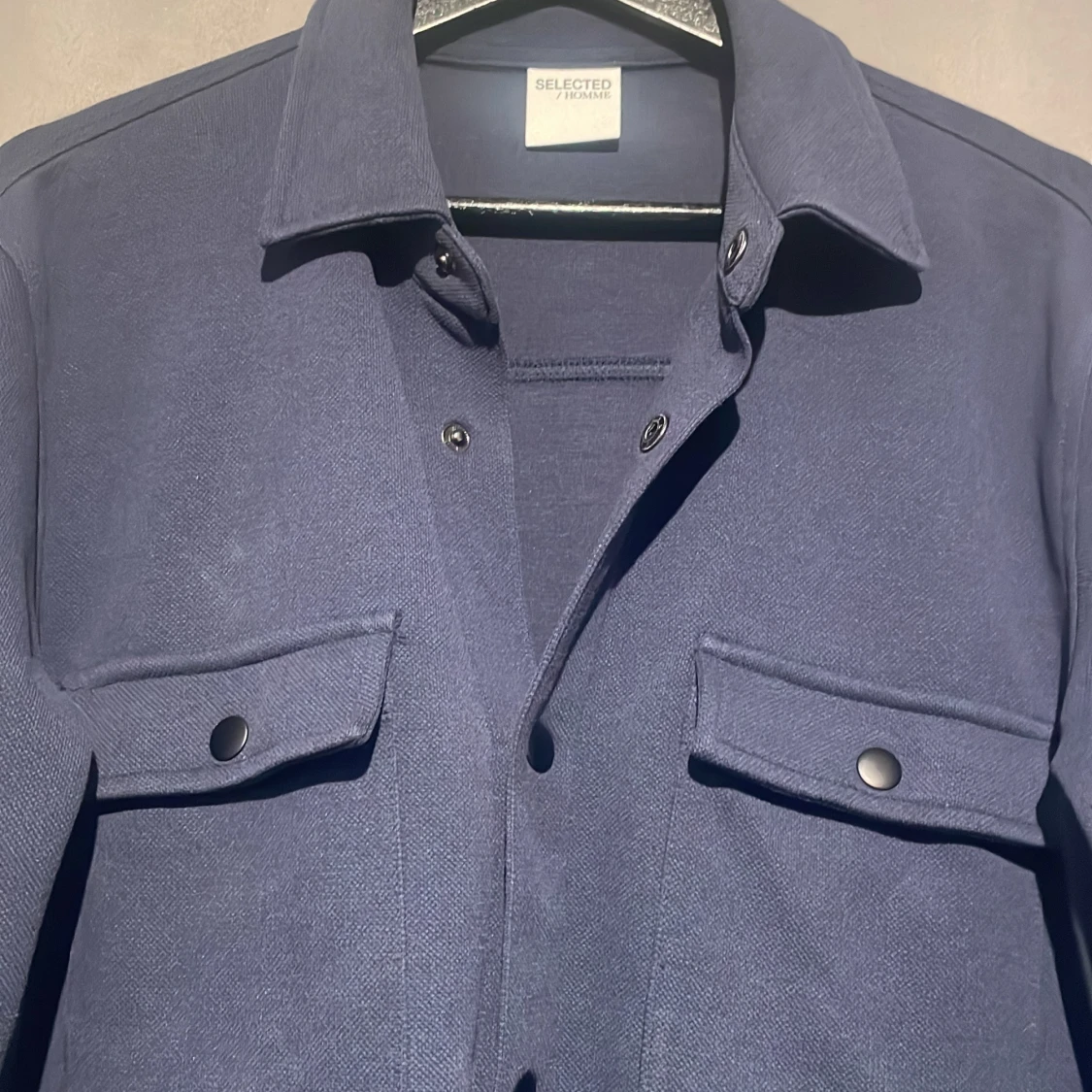 Mörkblå overshirt från Selected Homme - 91